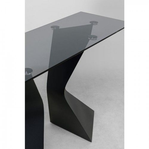 Console design en verre  140x45cm GLORIA