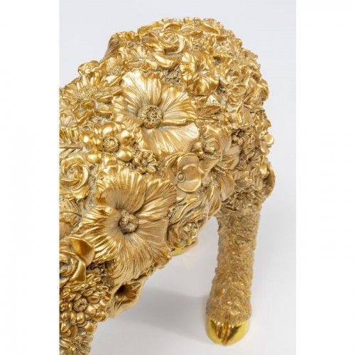 Goldene Schaf-Tierlampe in Blumen 36 cm LE MOUTON