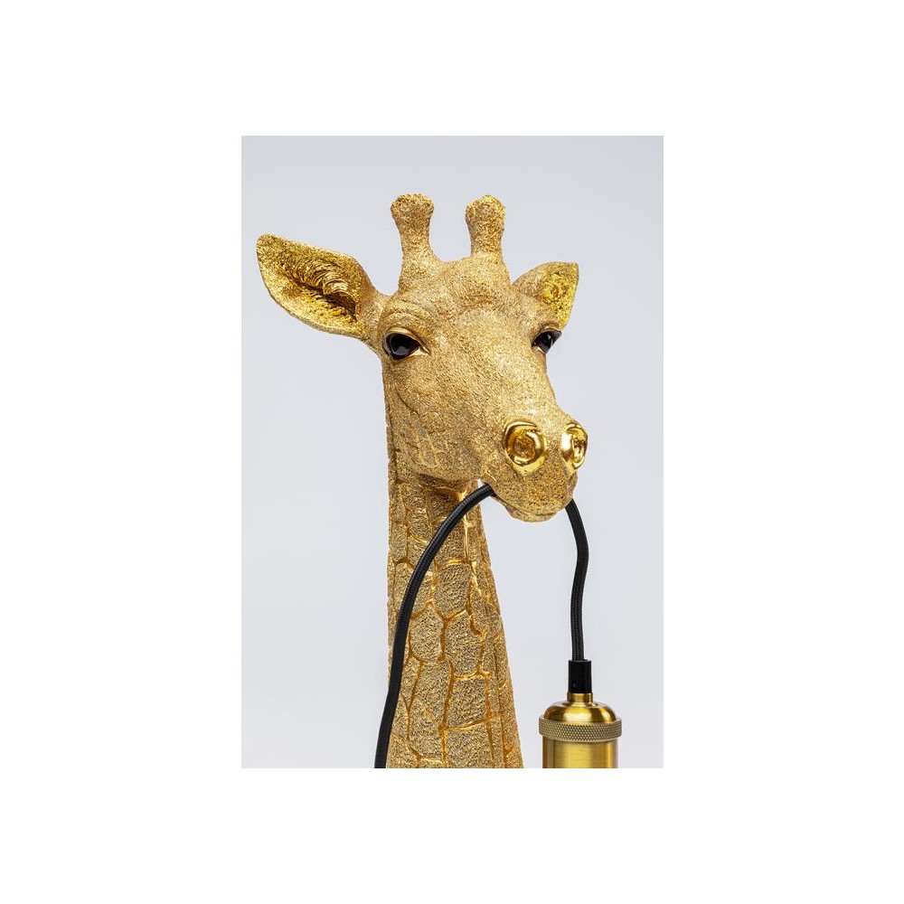 Gouden giraffe dierenlamp 50cm LA GIRAFE