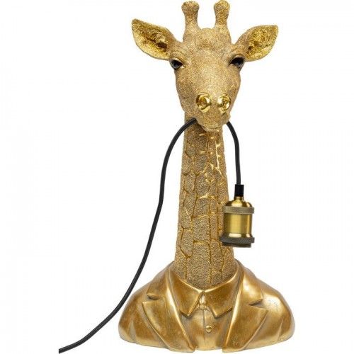 Lampada animale giraffa dorata 50 cm LA GIRAFE