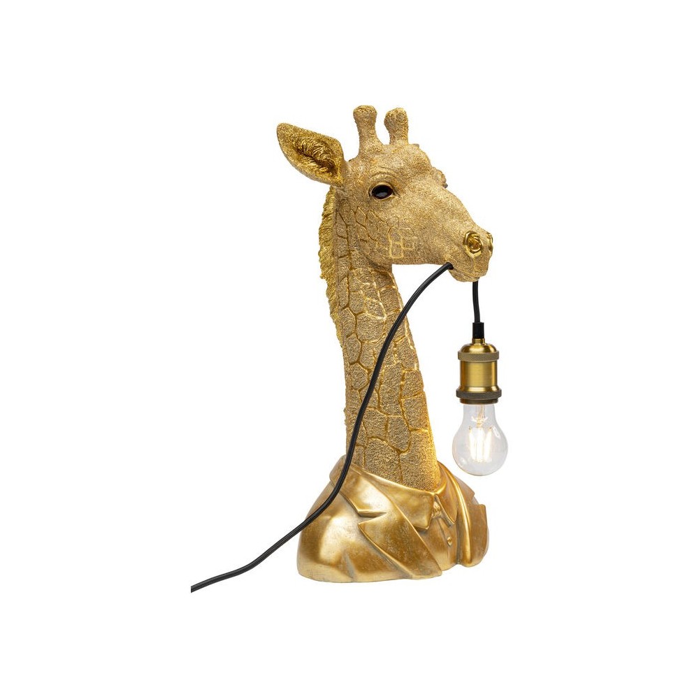 Goldene Giraffen-Tierlampe 50 cm LA GIRAFE