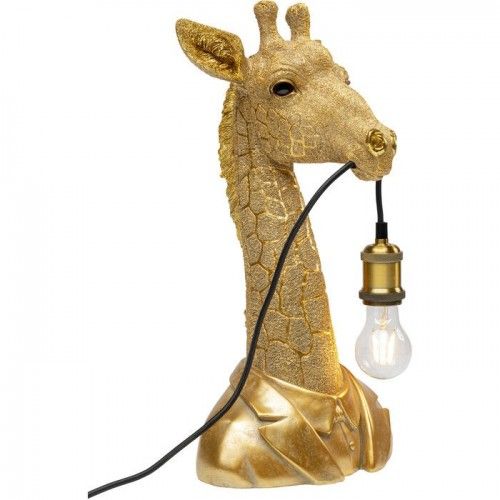 Lámpara animal jirafa dorada 50cm LA GIRAFE