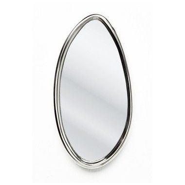 DESIGN MIRROR OVAL ALUMINUM DROPS KARE DESIGN