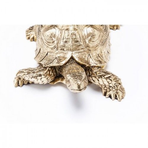 Escultura decorativa TORTUE tortuga pequeña dorada 26 cm KARE Design — producto completo sobre fondo claro