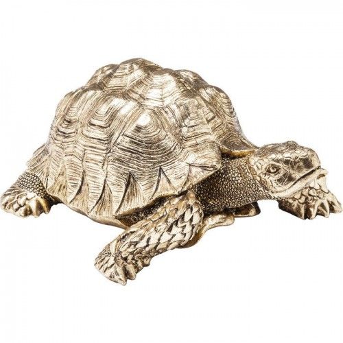 Escultura decorativa TORTUE tortuga pequeña dorada 26 cm KARE Design — vista lateral