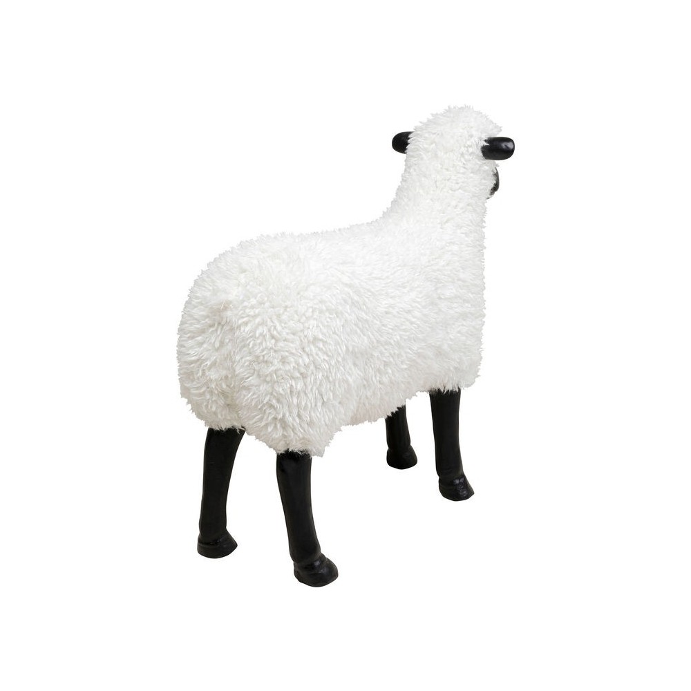 Decoratieve figuur witte schaap 73 cm