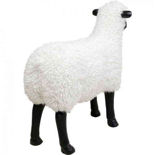 Dekorative weiße Schaffigur 73 cm DAS SCHAF