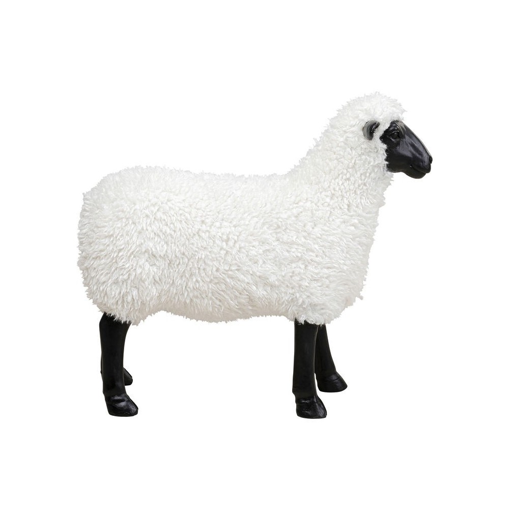 Decorative white sheep figurine 73cm THE SHEEP