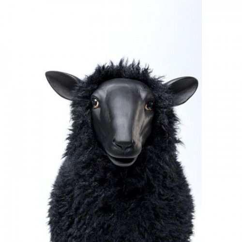 Figurine décorative mouton noir 48cm LE MOUTON