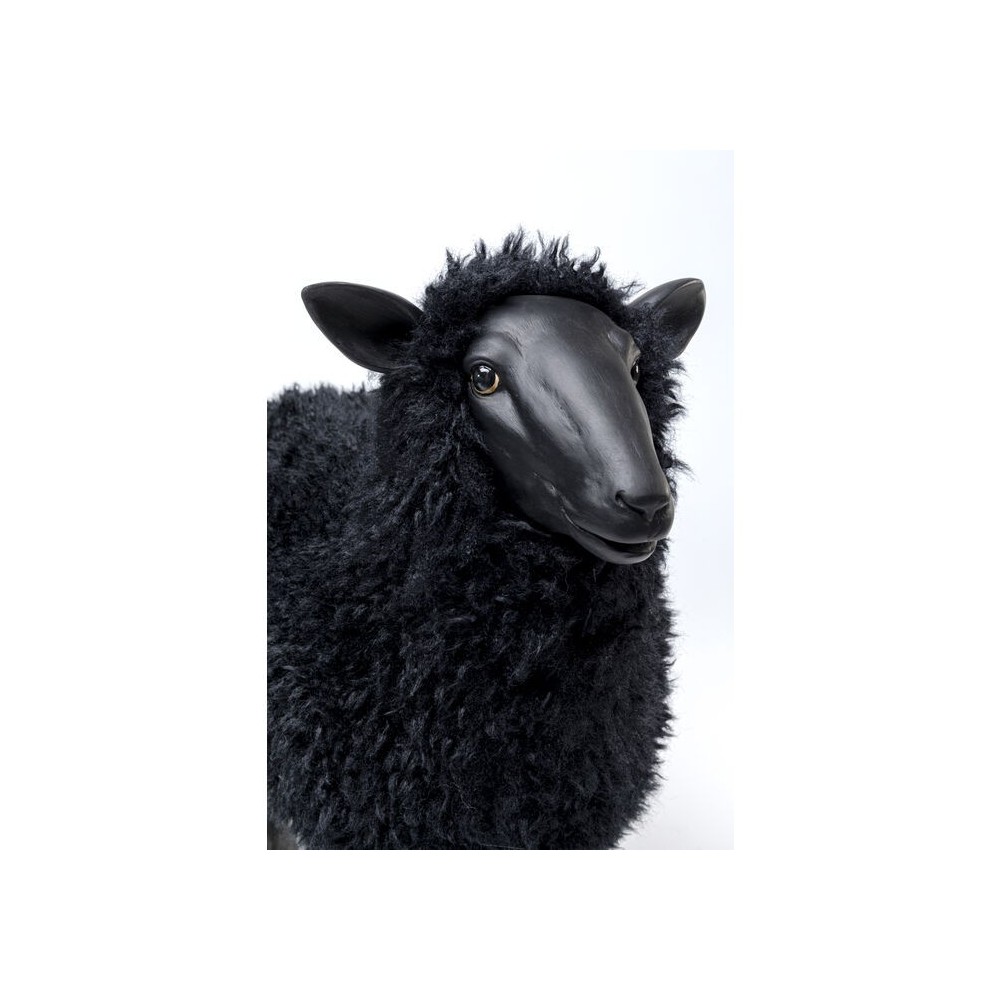 Figurine décorative mouton noir 48cm LE MOUTON