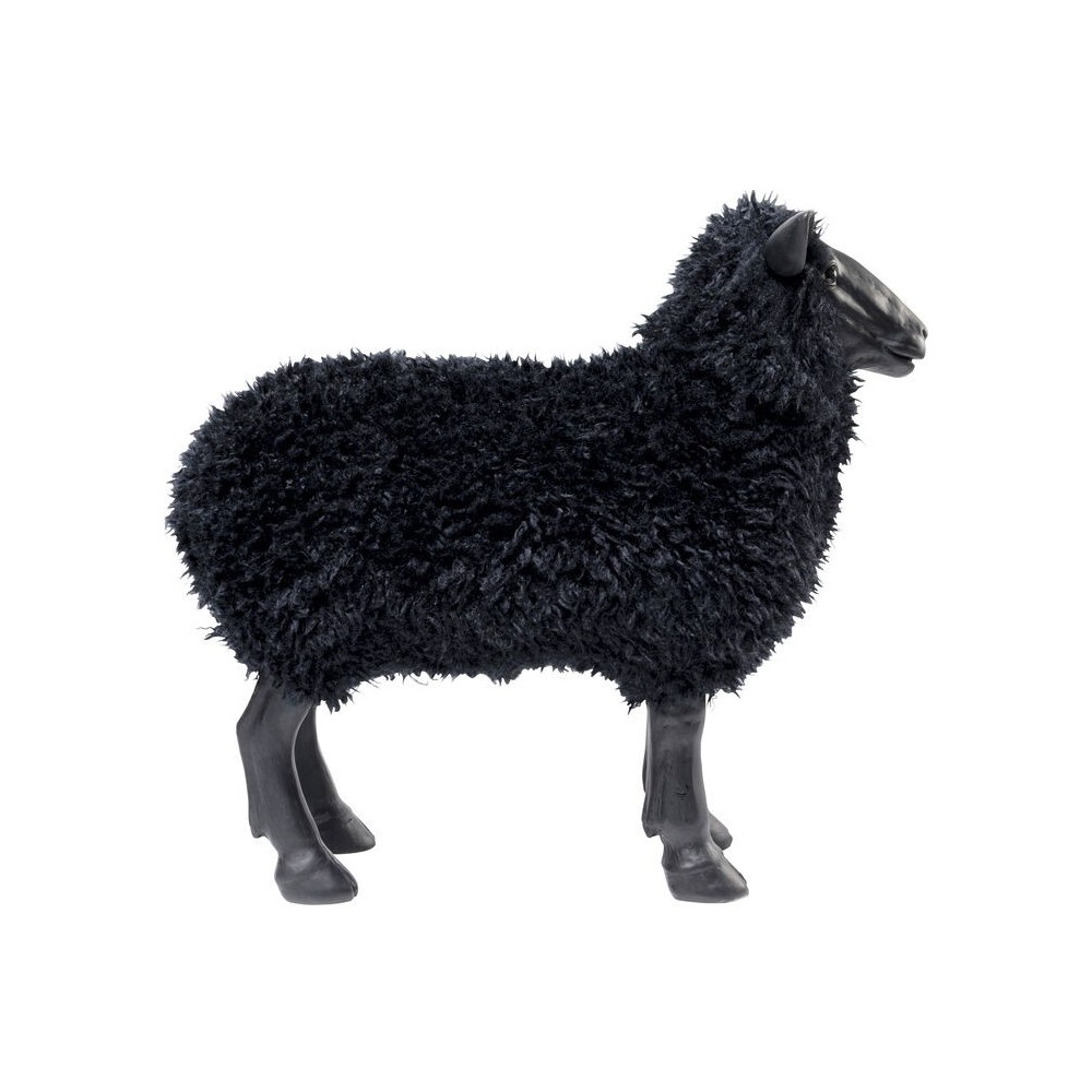 Figurine décorative mouton noir 48cm LE MOUTON