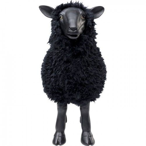 Decorative black sheep figurine 48cm THE SHEEP
