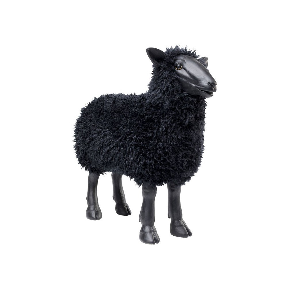 Figurine décorative mouton noir 48cm LE MOUTON