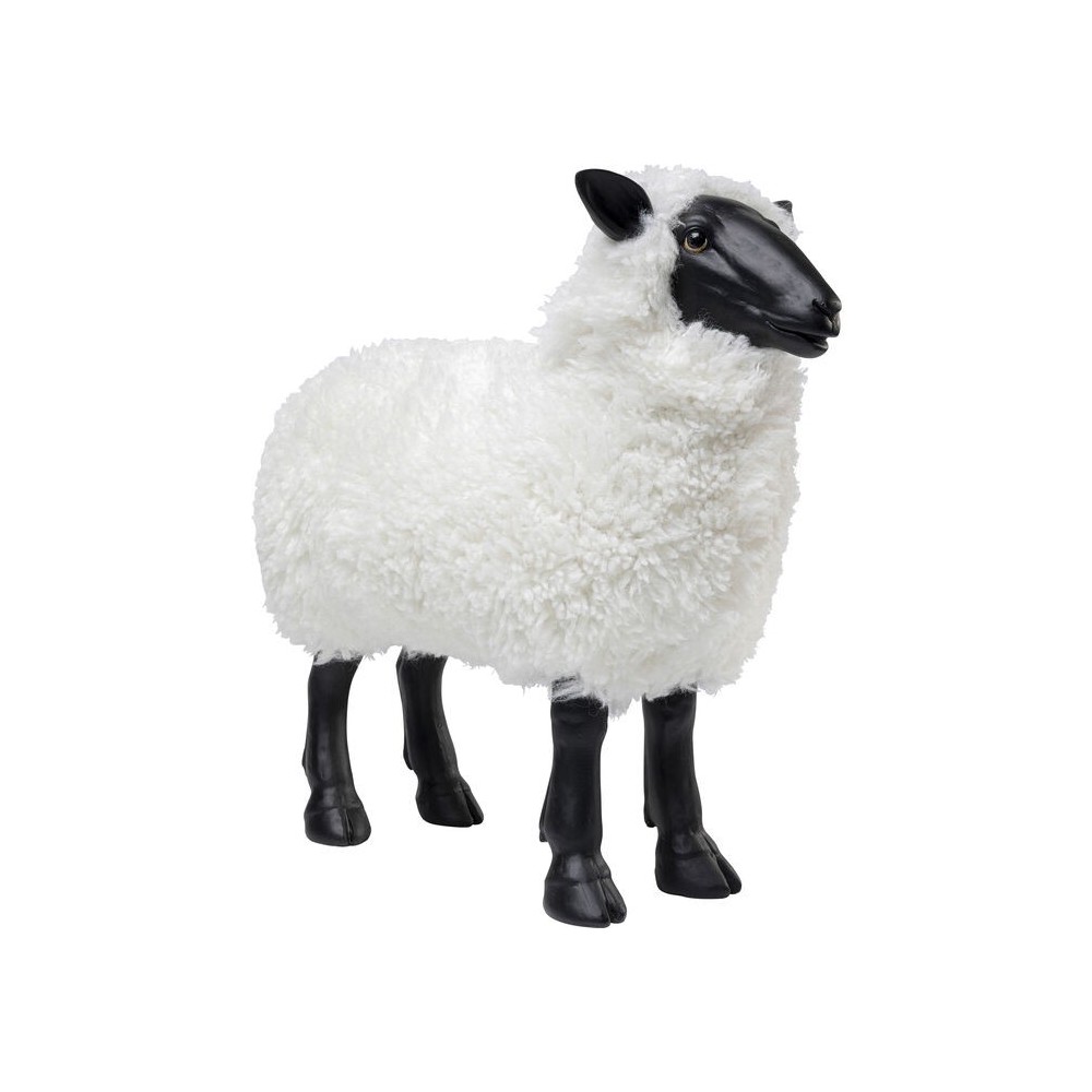Figurine décorative mouton blanc 48cm LE MOUTON