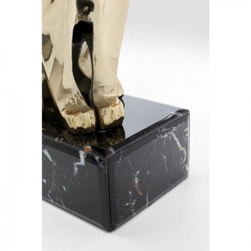 Marmeren decoratieve leeuwenfiguur