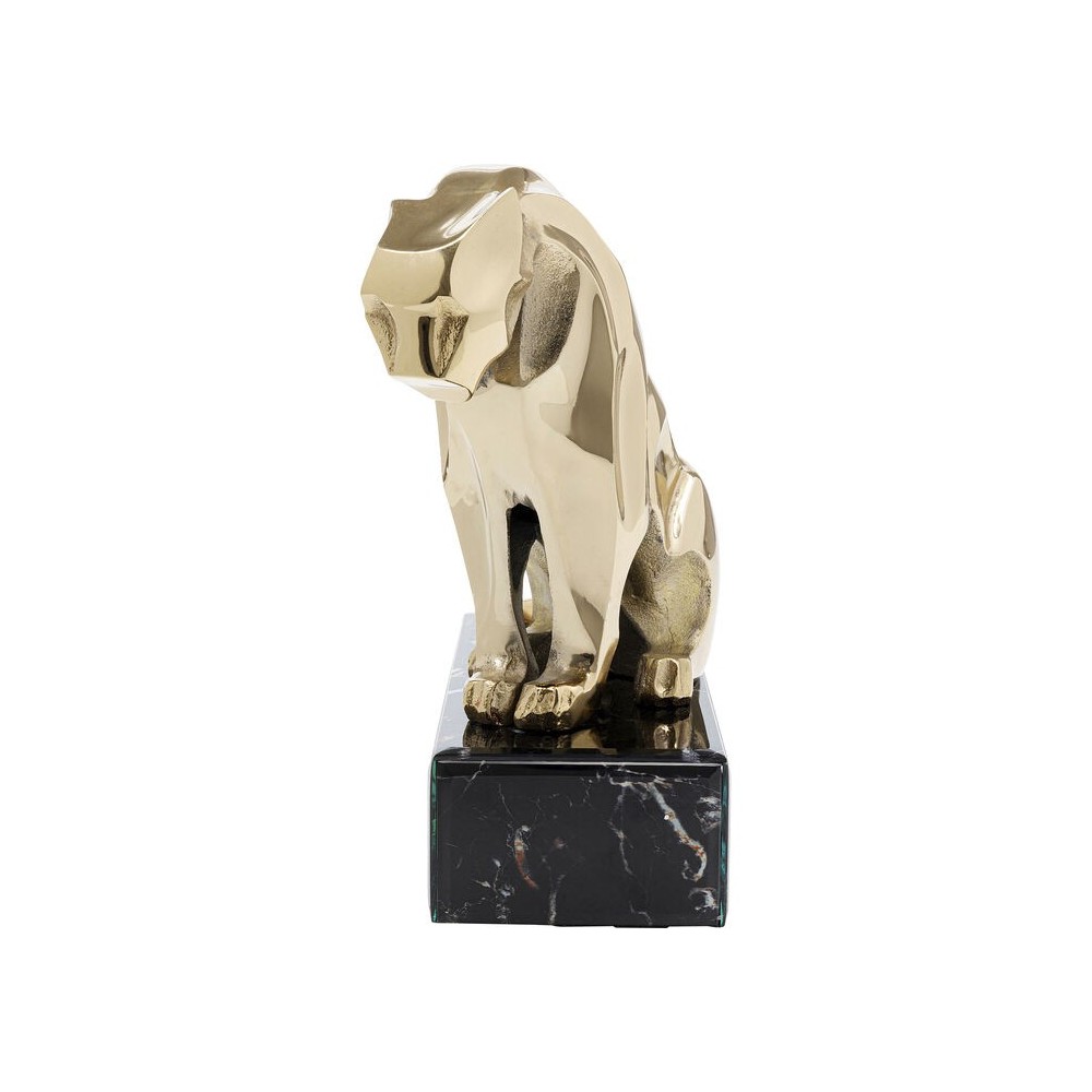 Figurine décorative lion marbre 34cm LION