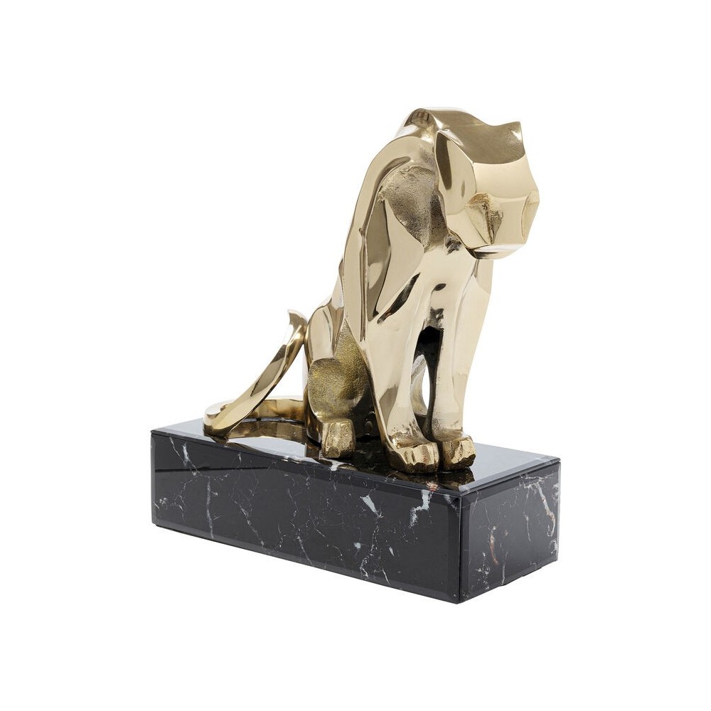 Figurine décorative lion marbre 34cm LION