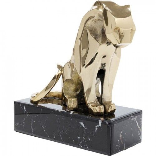 Figurine décorative lion marbre 34cm LION