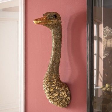 Decoração de parede Avestruz avestruz avestruz cabeça 2