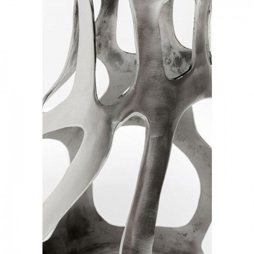 Silver side table 60cm VOLCANO