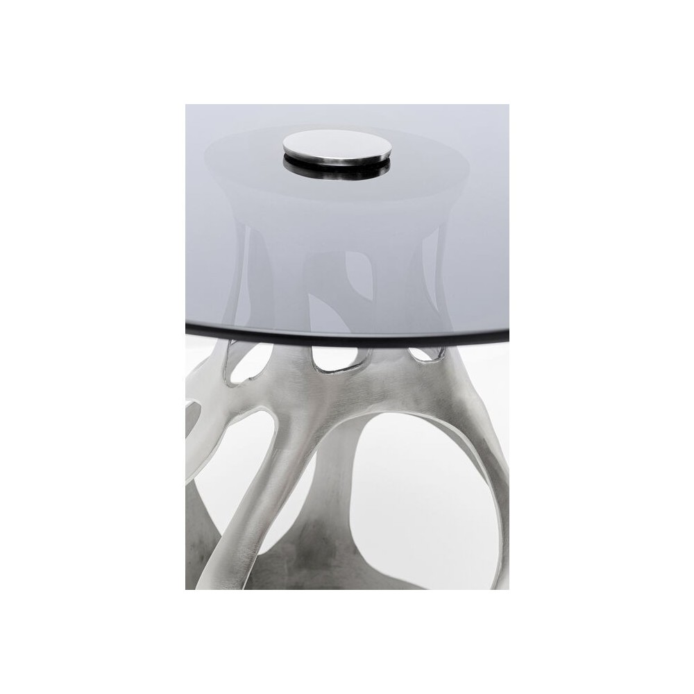 Mesa lateral de plata 60cm VOLCANO