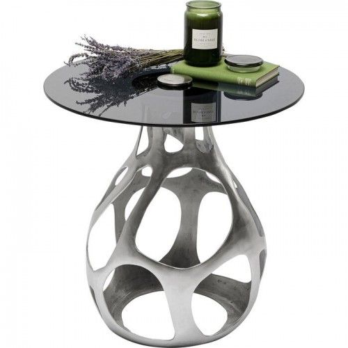 Zilveren tafel van 60 cm VOLCANO