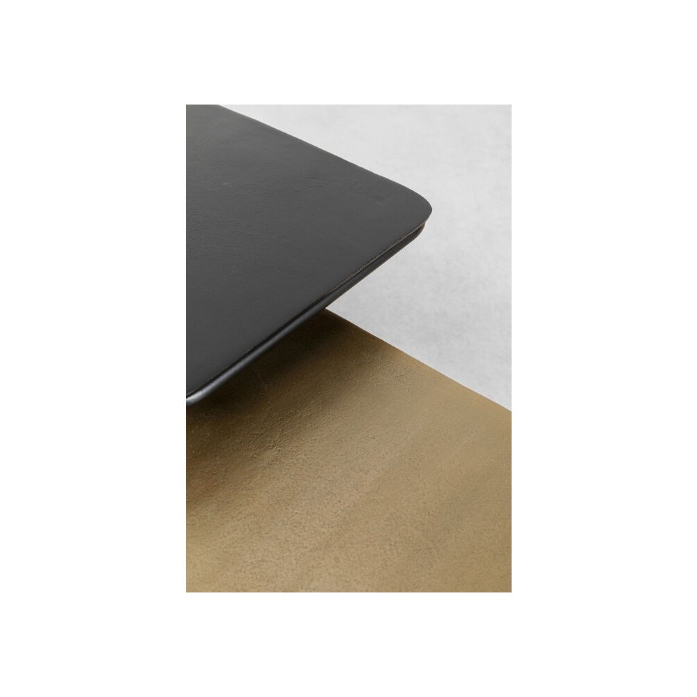 Set mit 2 Satztischen aus Metall DIEGO