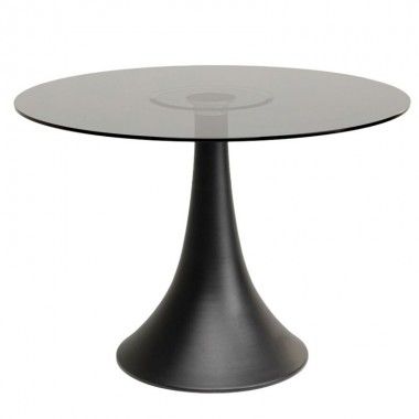 Black table 110cm tulip GRANDE POSSIBILITA