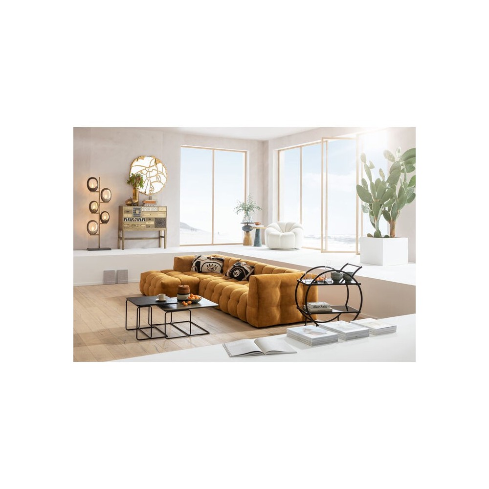 Set de 2 tables basses gigognes 70cm DIEGO