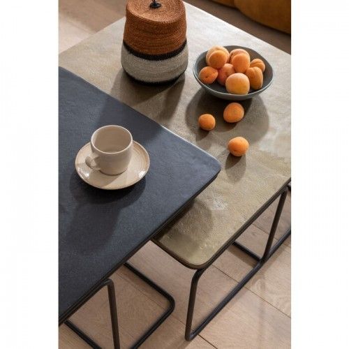 Conjunto de 2 mesas de café gigognes 70cm diego