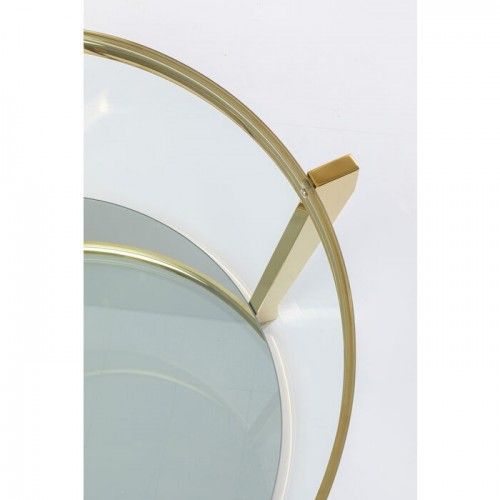 Goldfarbener Couchtisch 90 cm MONOCOLO