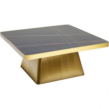 Gold coffee table 80cm MILER