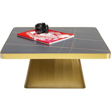 Gold coffee table 80cm MILER