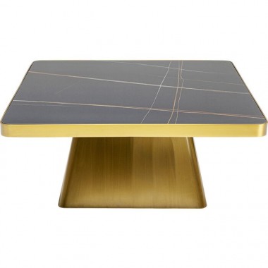 Gold coffee table 80cm MILER