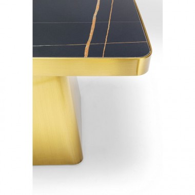 Gold coffee table 80cm MILER