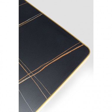 Gold coffee table 80cm MILER