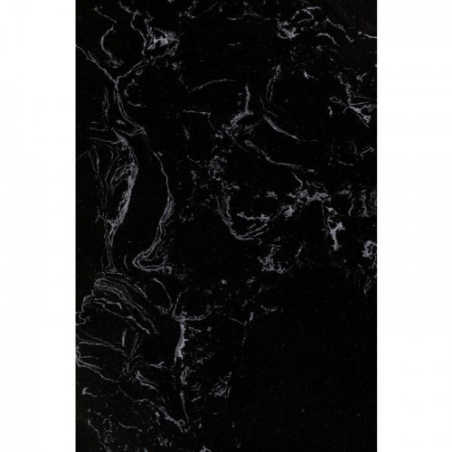 Consolle MIAMI nera con piano marmo 120 cm KARE Design — venature naturali del marmo