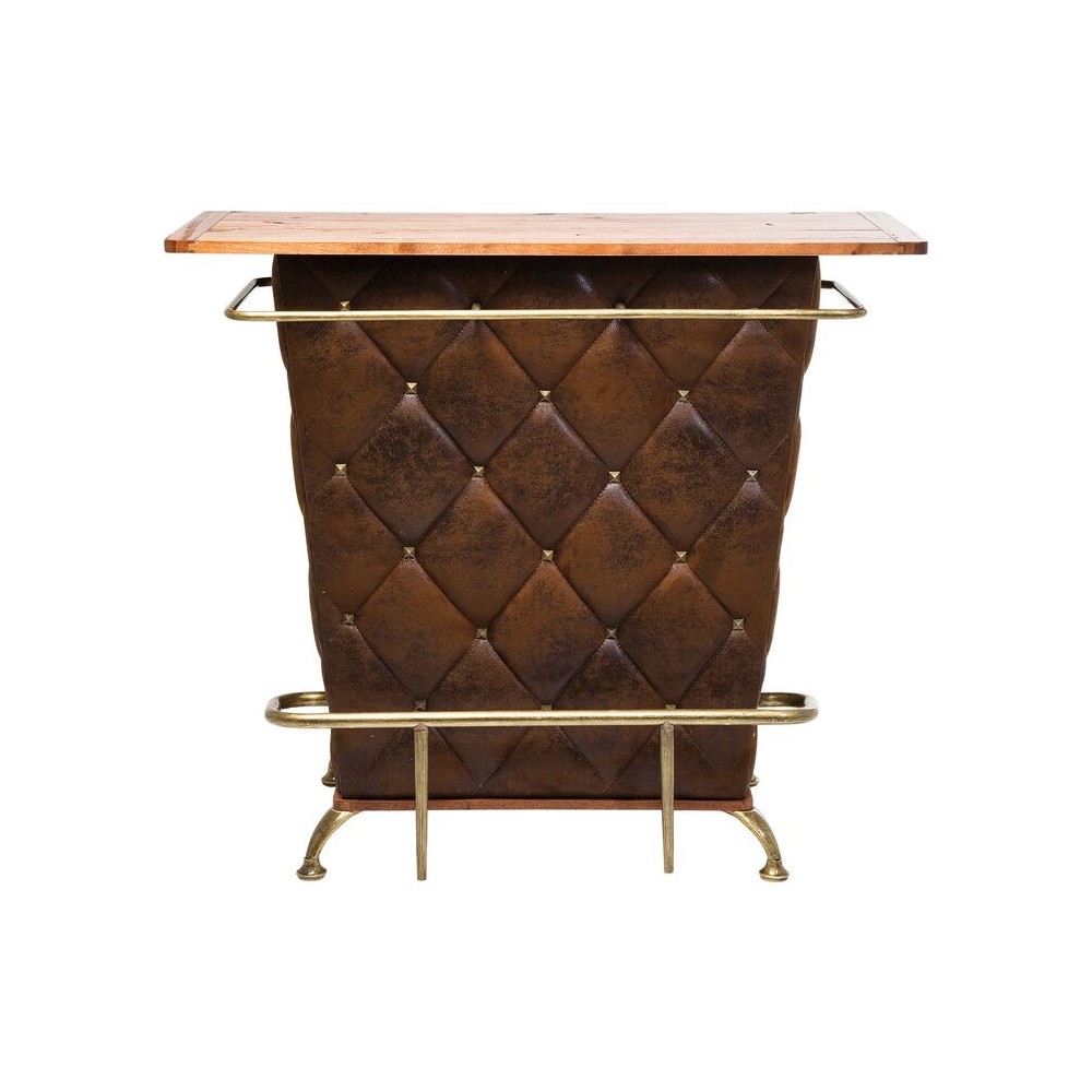 Brown Leather Brown Rockstar Bar