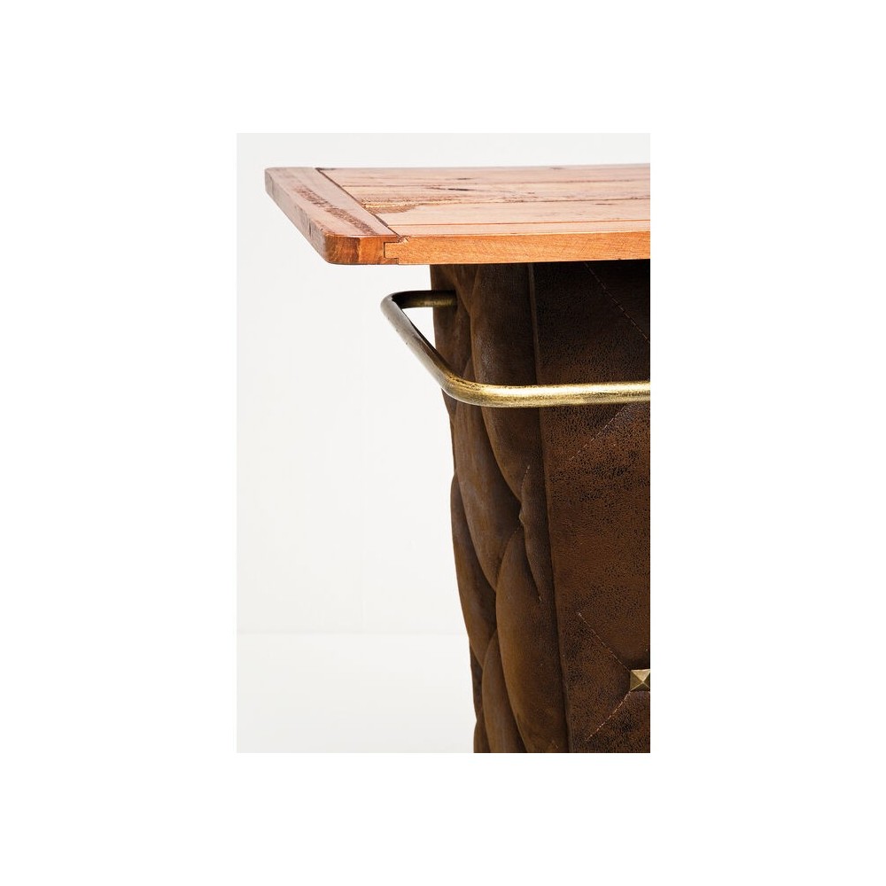 Brown Leather Brown Rockstar Bar