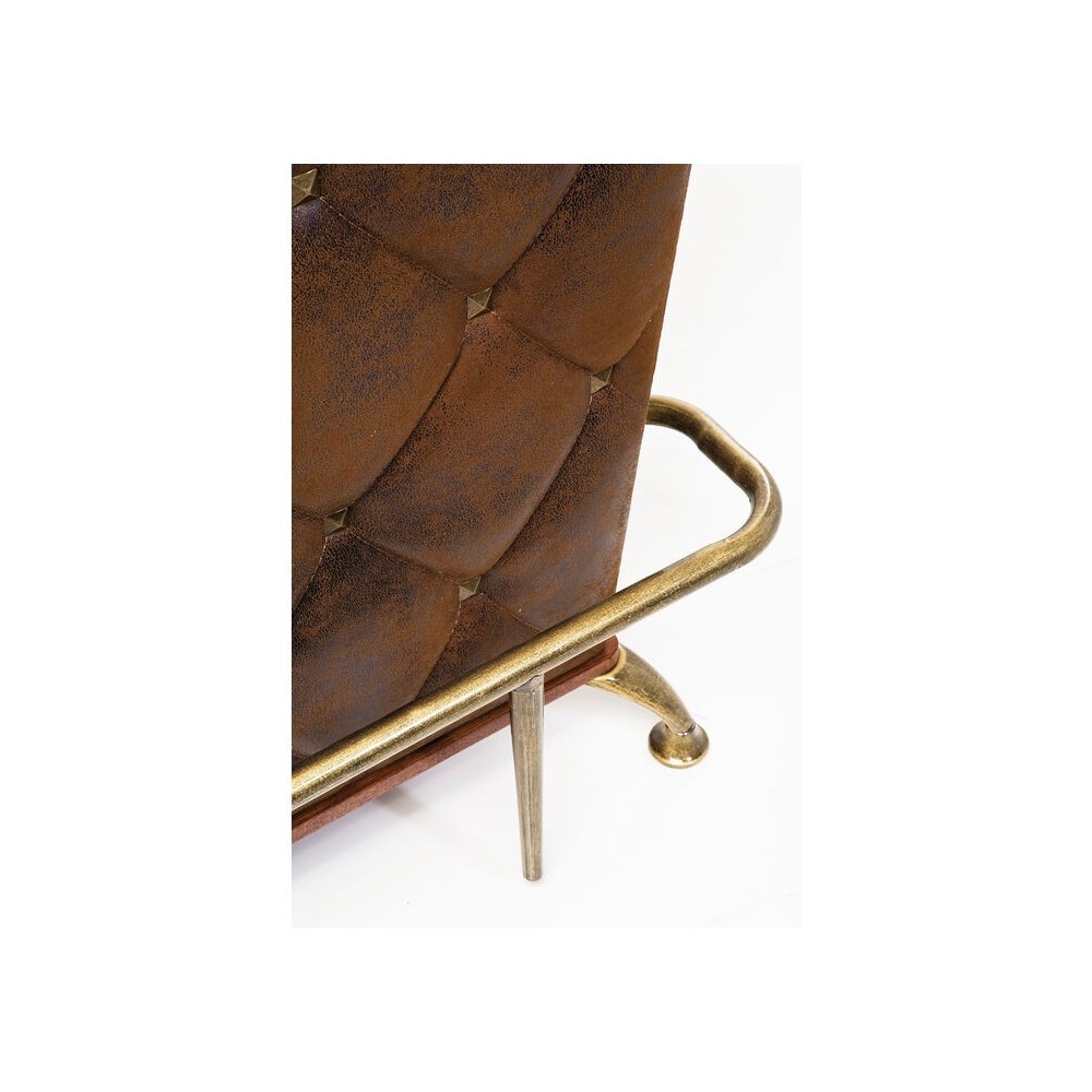 Brown Leather Brown Rockstar Bar