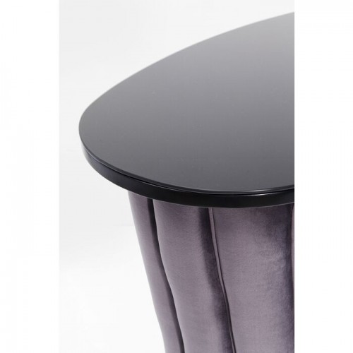 Mesa alta ROCKSTAR de terciopelo gris