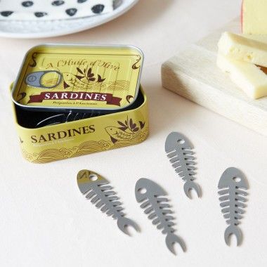 Conjunto de 6 cocktail e tapas sardinhas 2