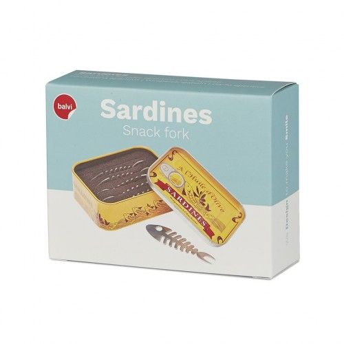Set di 6 stuzzicadenti Sardine per cocktail e tapas