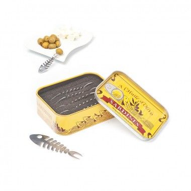 Conjunto de 6 cocktail e tapas sardinhas