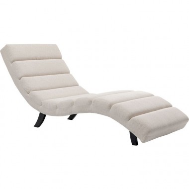Chaise longue BALOU relax creme 190 cm KARE Design — vista frontal