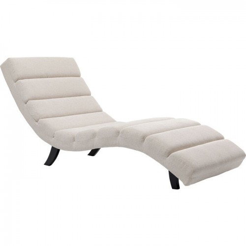 Chaise longue BALOU relax creme 190 cm KARE Design — vista frontal