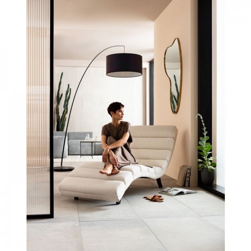Chaise longue BALOU relax creme 190 cm KARE Design — ambientado com móveis não incluídos