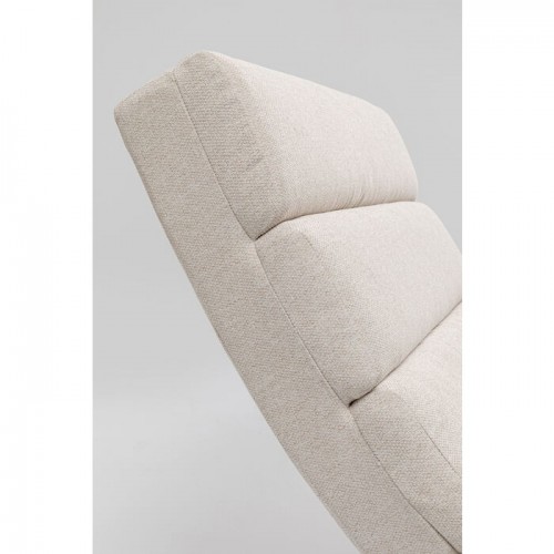 Relaxliege BALOU cremefarbene Liege 190 cm KARE Design — Detail des Bezugs