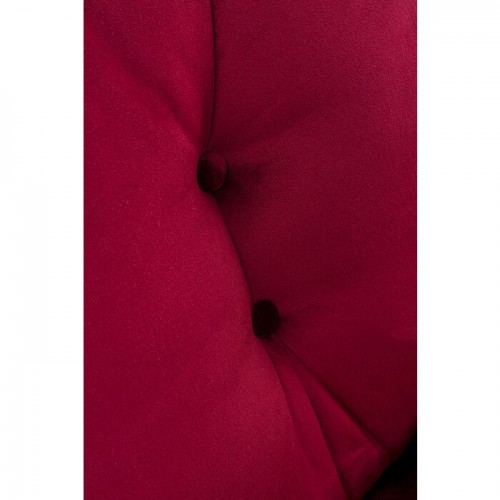 Silla giratoria terciopelo rojo AMBER