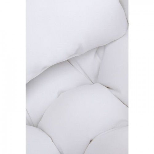Poltrona sospesa outdoor IBIZA bianca con supporto e cuscino KARE Design — cuscino removibile da vicino